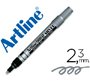 Rotulador artline marcador permanente tinta metalica ek-900 plata punta redonda 2.3 mm