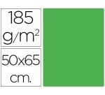 Cartulina guarro verde manzana 50x65 cm 185 gr