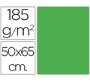 Cartulina guarro verde manzana 50x65 cm 185 gr