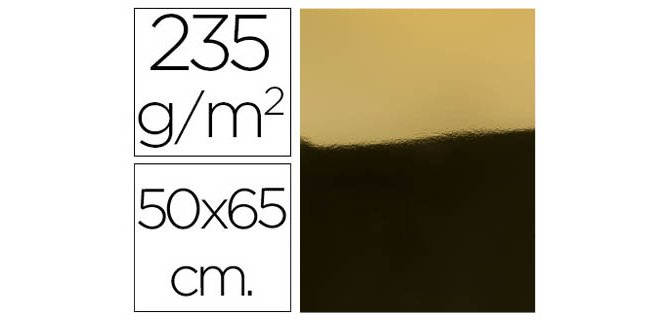Cartulina metalizada 50 x 65 cm 235 g Liderpapel