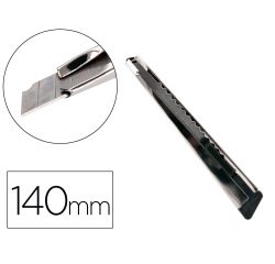 Cuter q-connect metalico estrecho con funda cuchilla 9 mm xd-46 con clip bolsa 1 unidad
