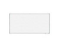 Pizarra blanca rocada acero vitrificado magnetico marco aluminio y cantoneras pvc 240x120 cm incluye bandeja