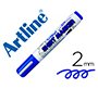 Rotulador artline camiseta ekt-2 azul punta redonda 2 mm para uso en camisetas