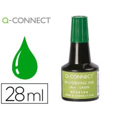 Tinta tampon q-connect frasco de 28 ml