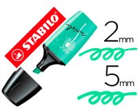 Rotulador stabilo boss mini pastel love pizca de menta