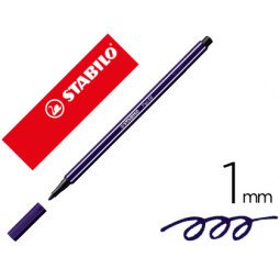 Rotulador stabilo acuarelable pen 68 azul prusia punta gruesa 1mm