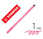 Rotulador stabilo acuarelable pen 68 rosa claro punta gruesa 1 mm