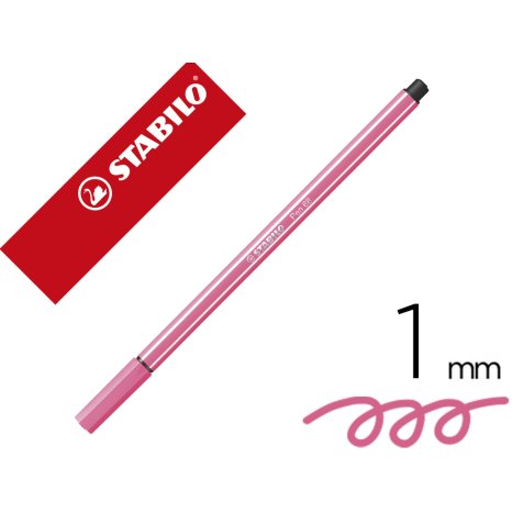 Rotulador stabilo acuarelable pen 68 carne oscuro punta gruesa 1mm