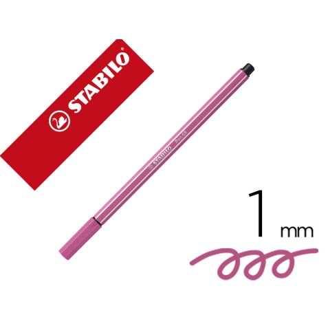 Rotulador stabilo acuarelable pen 68 heliotropo punta gruesa 1mm