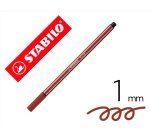 Rotulador stabilo acuarelable pen 68 siena tostado punta gruesa 1mm