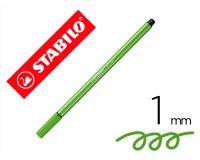 Rotulador stabilo acuarelable pen 68 verde prado punta gruesa 1mm