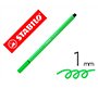 Rotulador stabilo acuarelable pen 68 verde neon punta gruesa 1mm