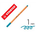 Rotulador stabilo punta de fib ra point 88 azul cobalto punta fina 0,4mm
