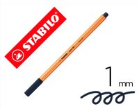 Rotulador stabilo punta de fib ra point 88 gris paynes intenso punta fina 0,4mm