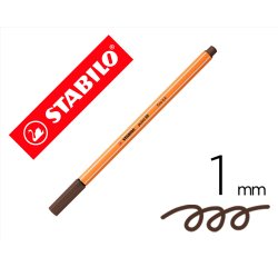 Rotulador stabilo punta de fib ra point 88 sombra punta fina 0,4mm