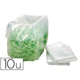 Bolsas reutilizables para destructoras HSM 125, 530, AF500, B26, y B32 - 138L - pack de 10