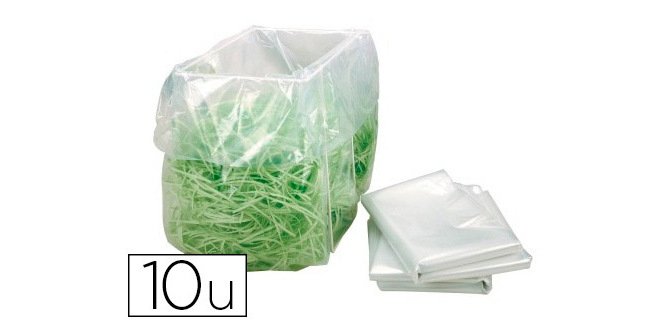 Bolsas reutilizables para destructoras HSM 125, 530, AF500, B26, y B32 - 138L - pack de 10