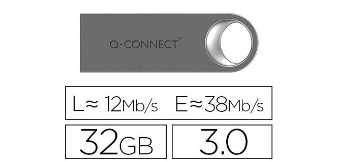Memoria usb q-connect flash premium 32 gb 3.0