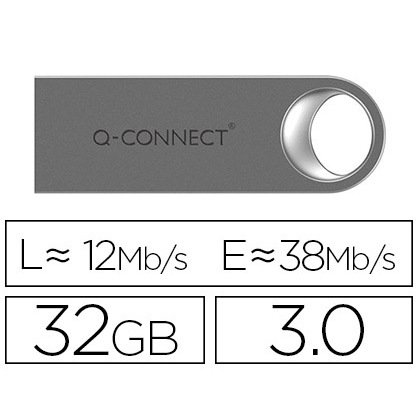 Memoria usb q-connect flash premium 32 gb 3.0