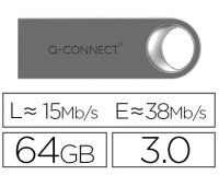 Memoria usb q-connect flash premium 64 gb 3.0