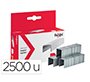 Grapas rexel mercury acero inoxidable caja de 2500 unidades