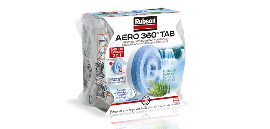 Recambio pastilla deshumidificador rubson aero 360º aromaterapia frescura