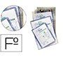 Carpeta dossier uñero saro pvc folio 280 mc transparente