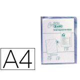 Carpeta dossier uñero saro pvc din a4 280 mc transparente