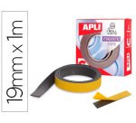 Cinta adhesiva apli magnetica 19mm x 1m