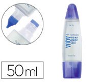 Pegamento cola liquida tombow transparente aqua permanente con 2 puntas bote de 50 ml