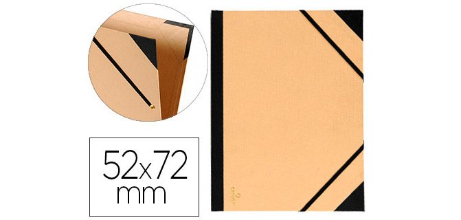 Carpeta dibujo canson tendence 52x72 cm con gomas kraft