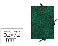 Carpeta dibujo canson classic 52x72 cm con lazos marmol verde