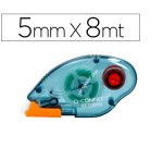 Pegamento q-connect roller compact permanente 6,5 mm de ancho x 8,5 m unidad