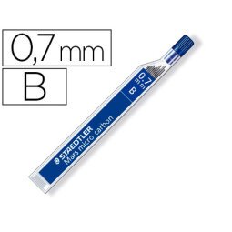 Minas staedtler mars micro grafito 0,7 mm b tubo con 12 unidades