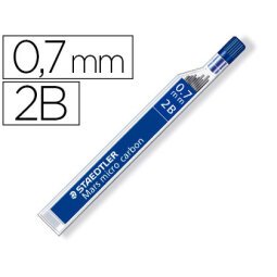 Minas staedtler mars micro grafito 0,7 mm 2b tubo con 12 unidades