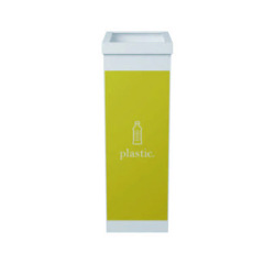 Papelera contenedor reciclaje Paperflow poliestireno para plásticos 60L 