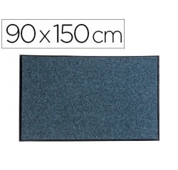 Alfombra para suelo paperflow texturizado antipolvo ecologica material reciclado gris 90x150 cm