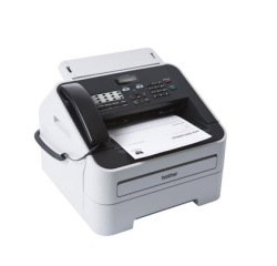 Fax brother 2845 laser monocromo 20 ppm bandeja 250 hojas 16 mb de memoria 33600 bps con auricular telefonico