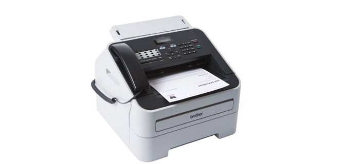 Fax brother 2845 laser monocromo 20 ppm bandeja 250 hojas 16 mb de memoria 33600 bps con auricular telefonico