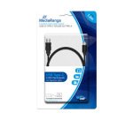 Cable usb 3.1 tipo c a usb 3.0 tipo a mediarange longitud del cable 1.2 m negro