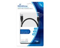 Cable usb 3.1 tipo c a usb 3.0 tipo a mediarange longitud del cable 1.2 mt negro
