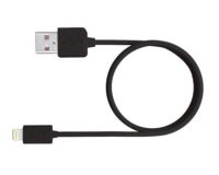 Cable usb 2.0 a apple lightning mediarange usb 2.0 longitud de cable 1 mt negro