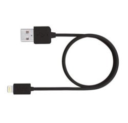 Cable usb 2.0 a apple lightning mediarange usb 2.0 longitud de cable 1 mt negro