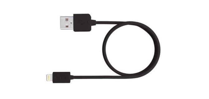 Cable usb 2.0 a apple lightning mediarange usb 2.0 longitud de cable 1 m negro