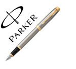 Pluma parker im metal cepillado gt