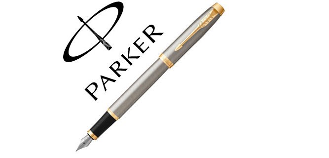 Pluma parker im metal cepillado gt
