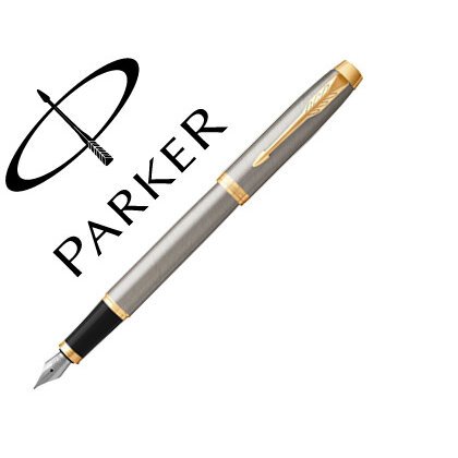 Pluma parker im metal cepillado gt