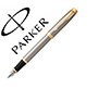 Pluma parker im metal cepillado gt