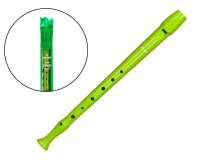 Flauta hohner 9508 color verde funda verde y transparente