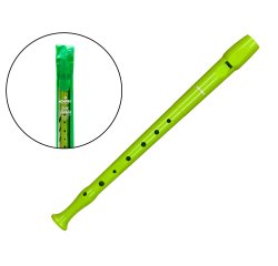 Flauta hohner 9508 color verde funda verde y transparente